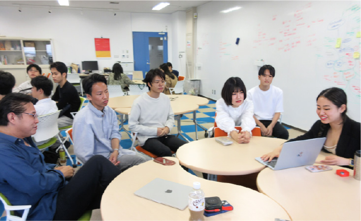 脳機能計測実験の様子